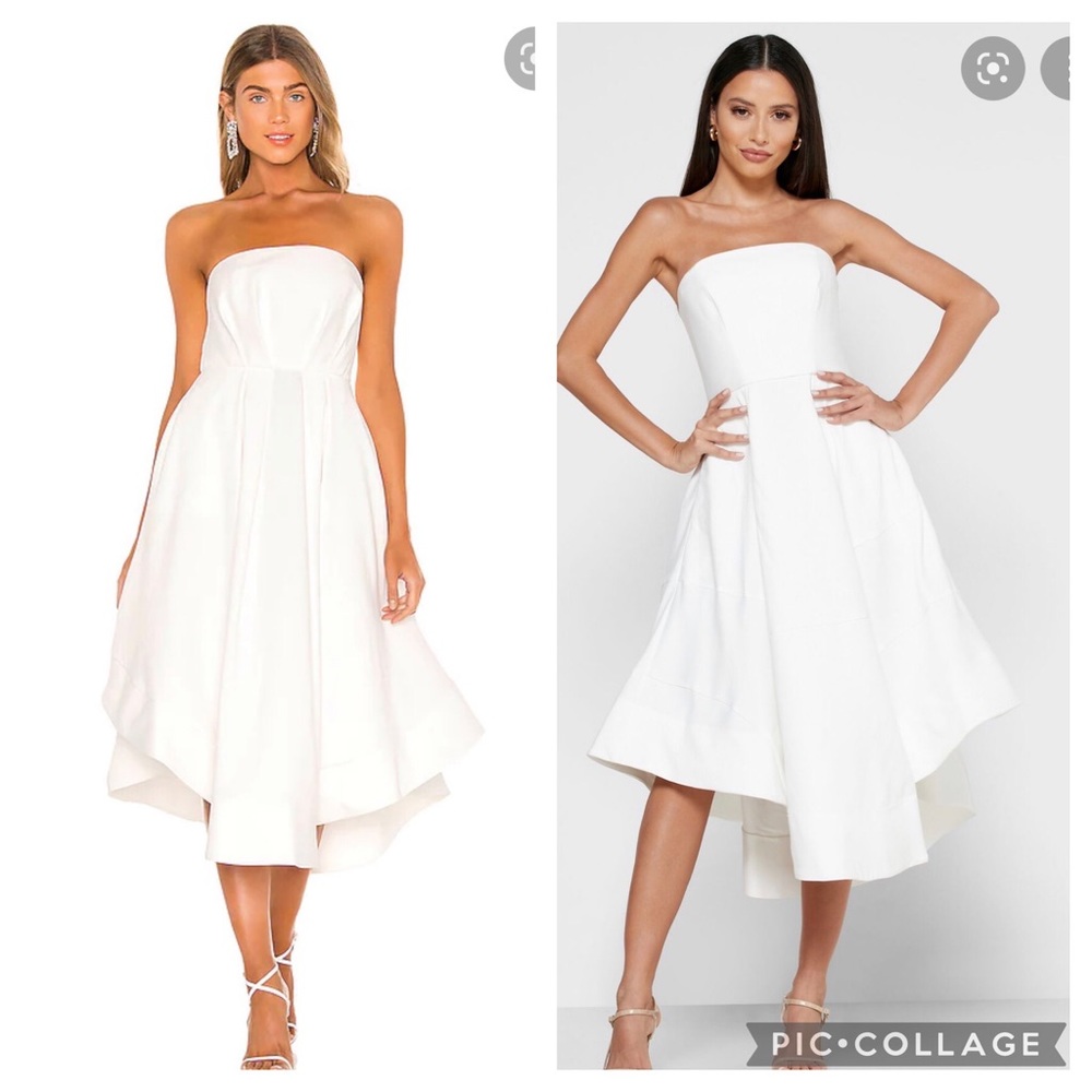 C/MEO Collective Vibrant Dress in Ivory